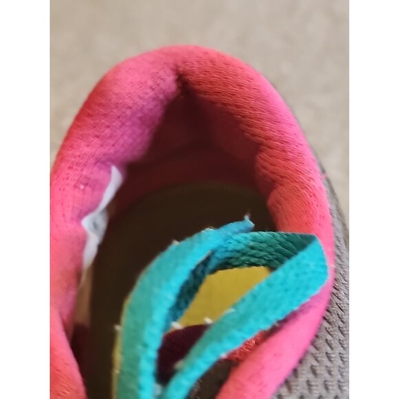 Nike Flex 2014 Run Gray Pink 642767-063 Running Shoes Womens PREOWNED - Size 7 - Picture 9 of 13